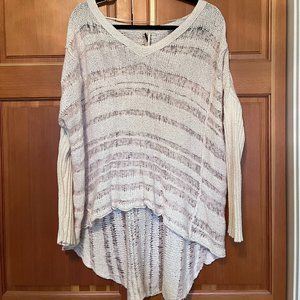 Free People knit bathing suit cover